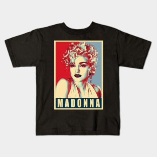 Material Girl Magic Vintage Madonnas Vibes Kids T-Shirt